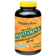 Nature's Plus Orange Juice C 500mg Chewable Tablets