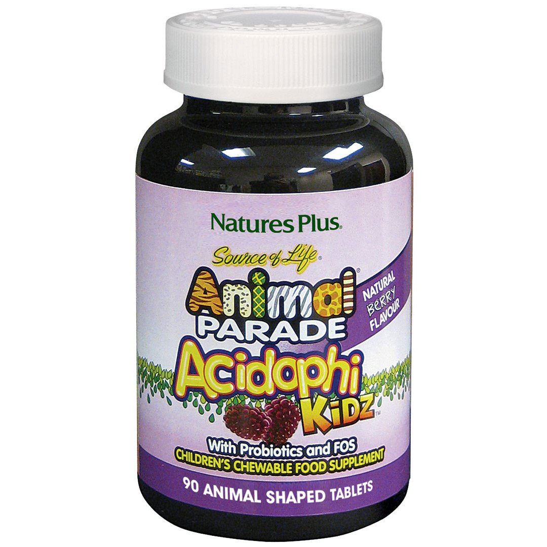 Nature's Plus Animal Parade Acidophikidz Chewable Tablets