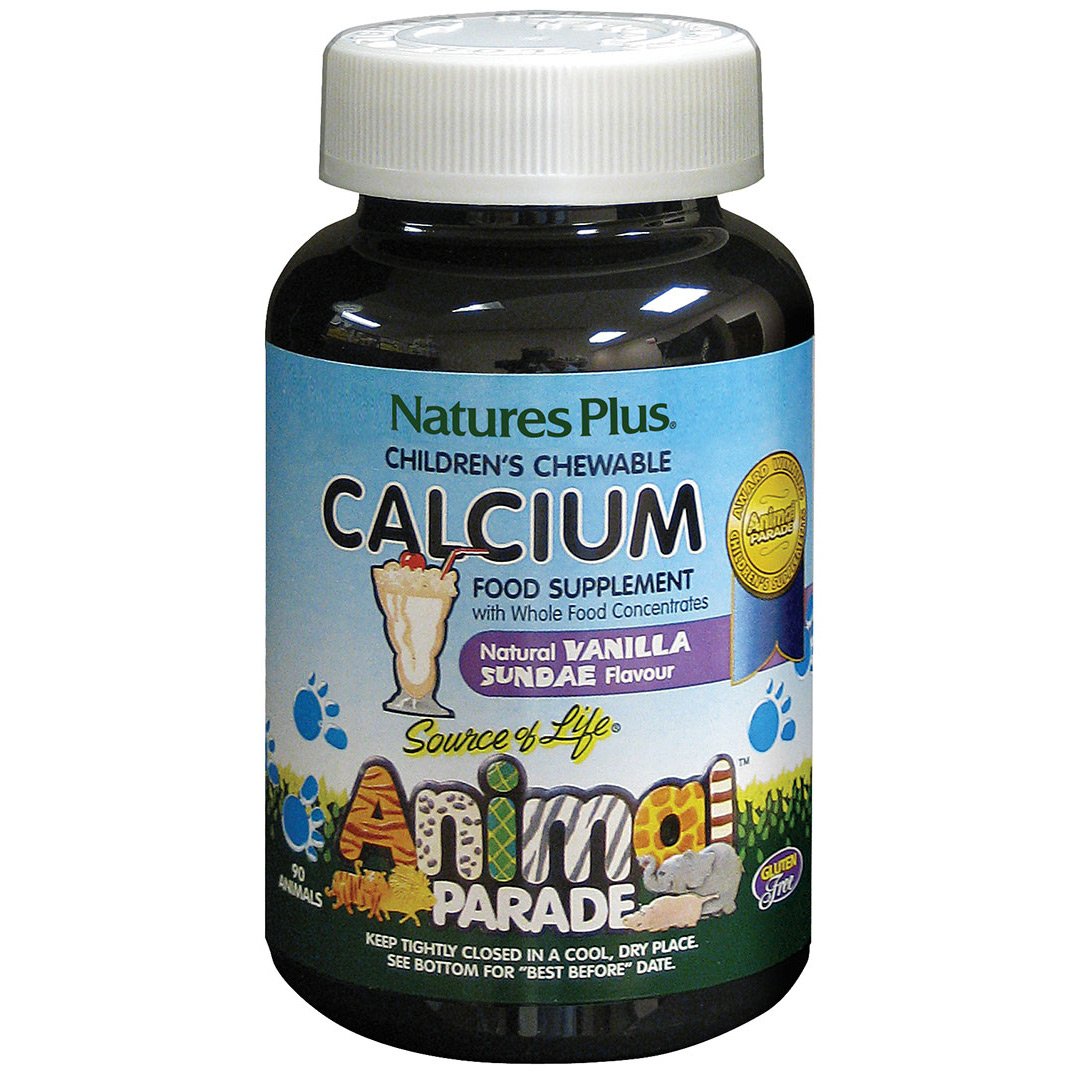 Nature's Plus Animal Parade Calcium Chewable Tablets 90