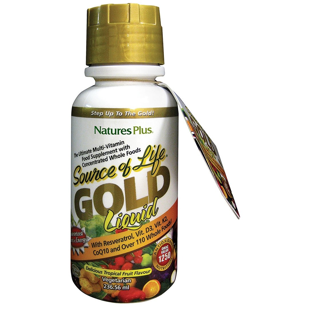 Nature's Plus Source Of Life Gold Multi Vitamin Liquid 8 fl. oz./236.56 ml