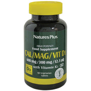 Nature's Plus Calcium/Magnesium With Vitmin D3/K2 Tablets 90