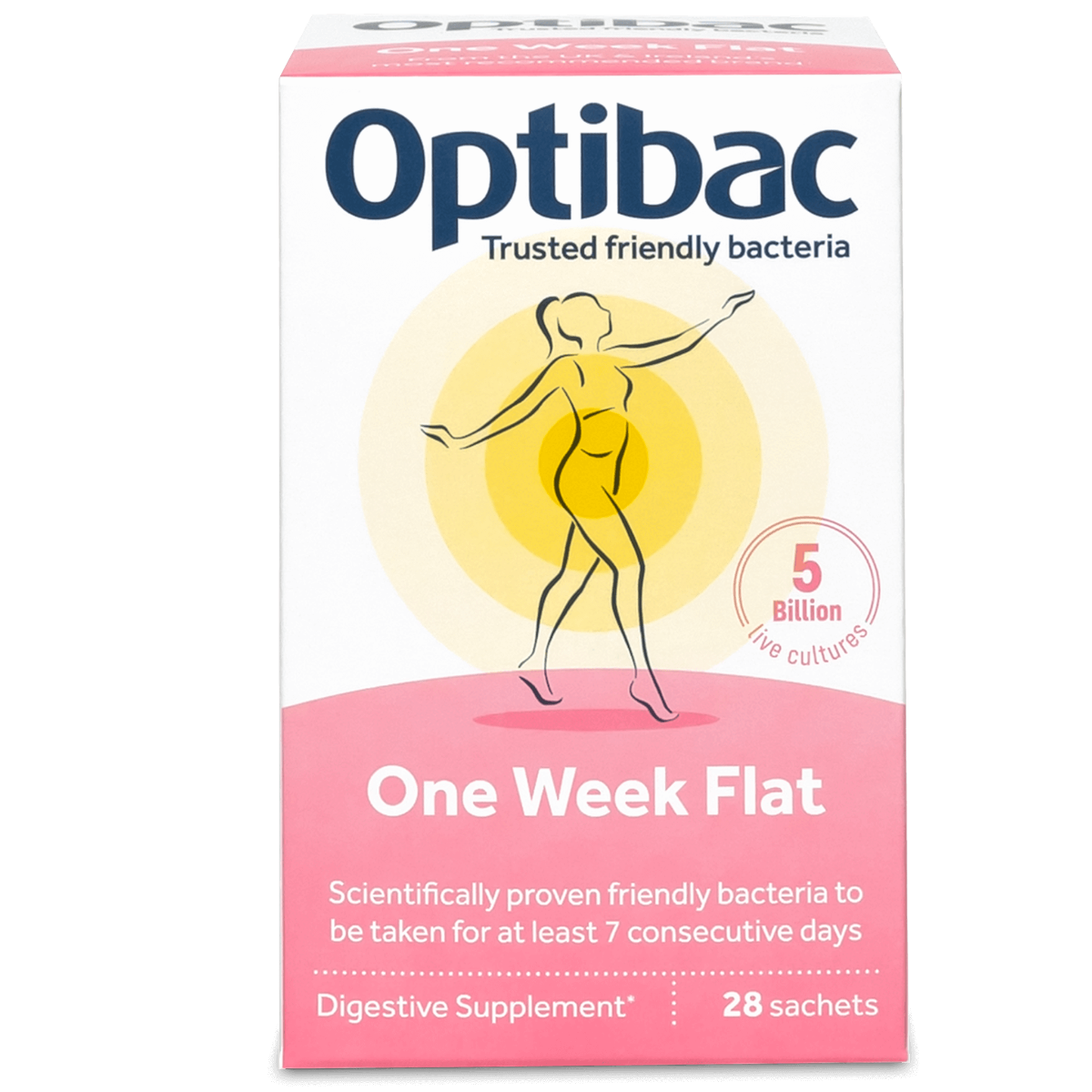 OptiBac Probiotics One Week Flat 28 Sachets