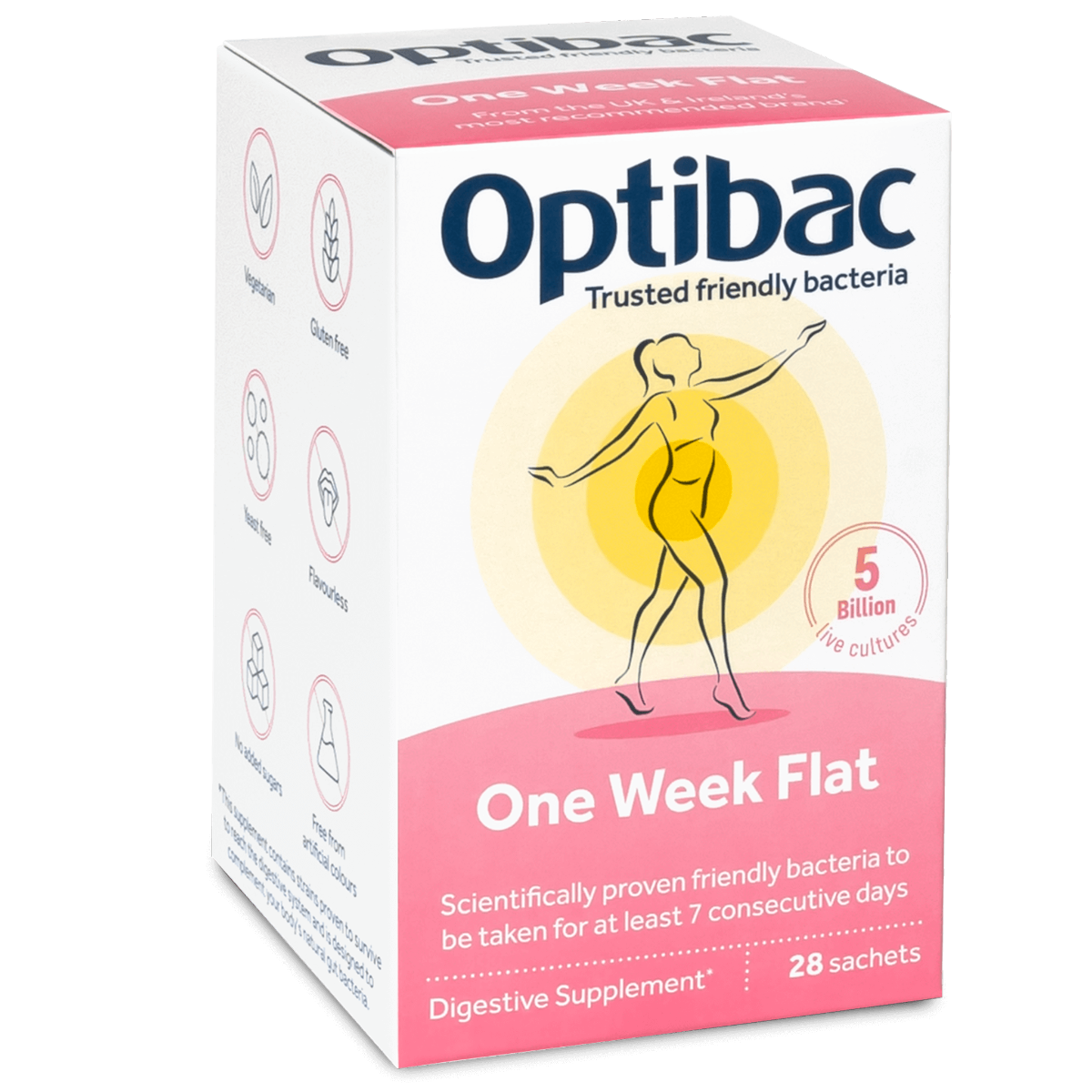 OptiBac Probiotics One Week Flat 28 Sachets