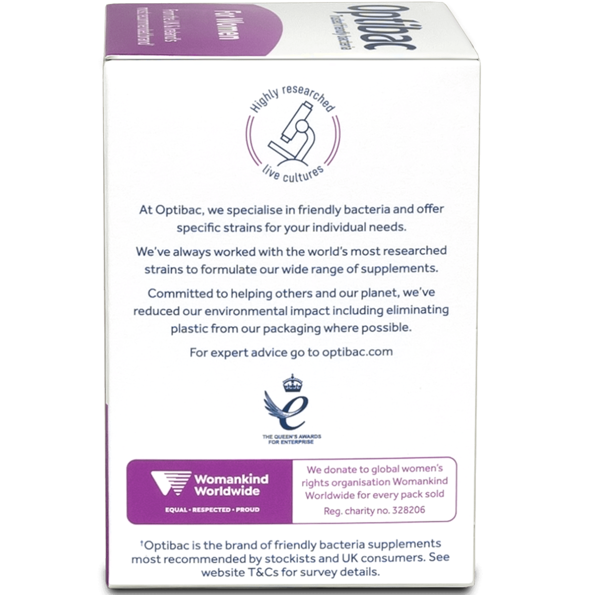 OptiBac Probiotics For Women 30 Capsules