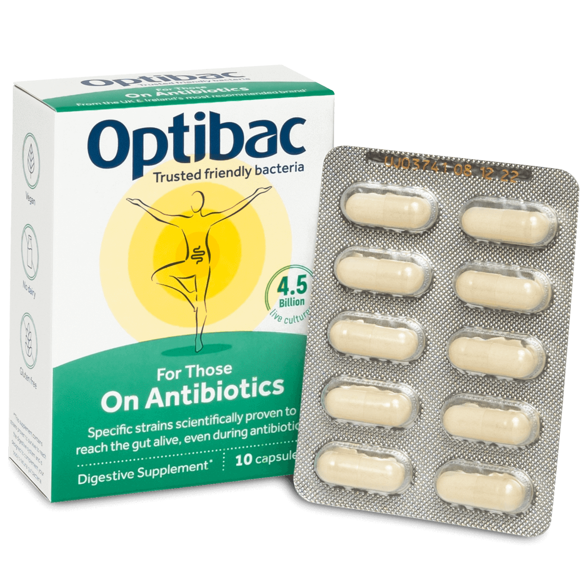 Optibac For Those On Antibiotics 10 Capsules