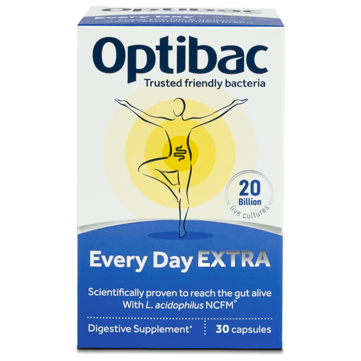 OptiBac Probiotics For Every Day Extra Strength 30 Capsules