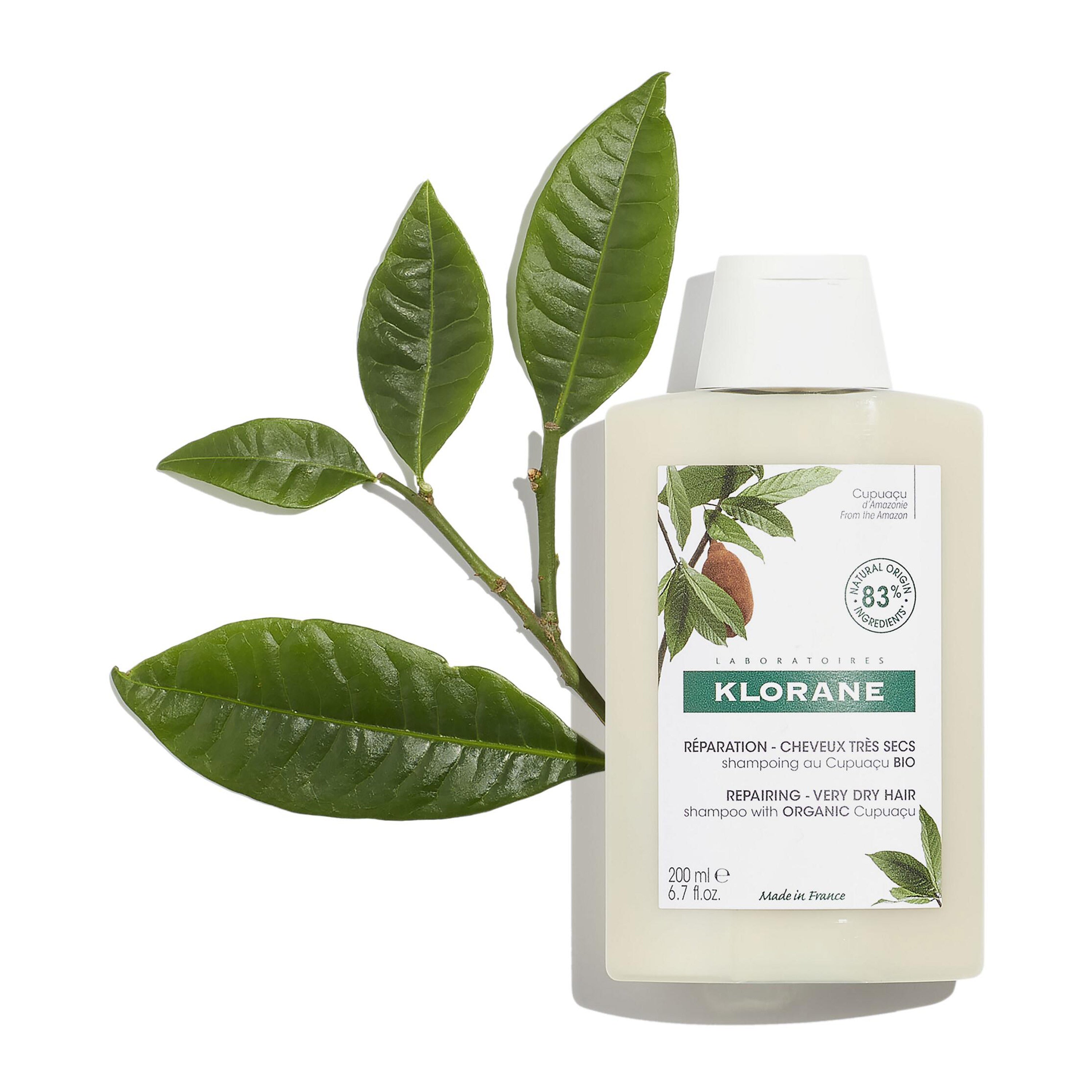 Klorane Shampoo with Organic Cupuacu for  Repairing for Very Dry Hair 200ml