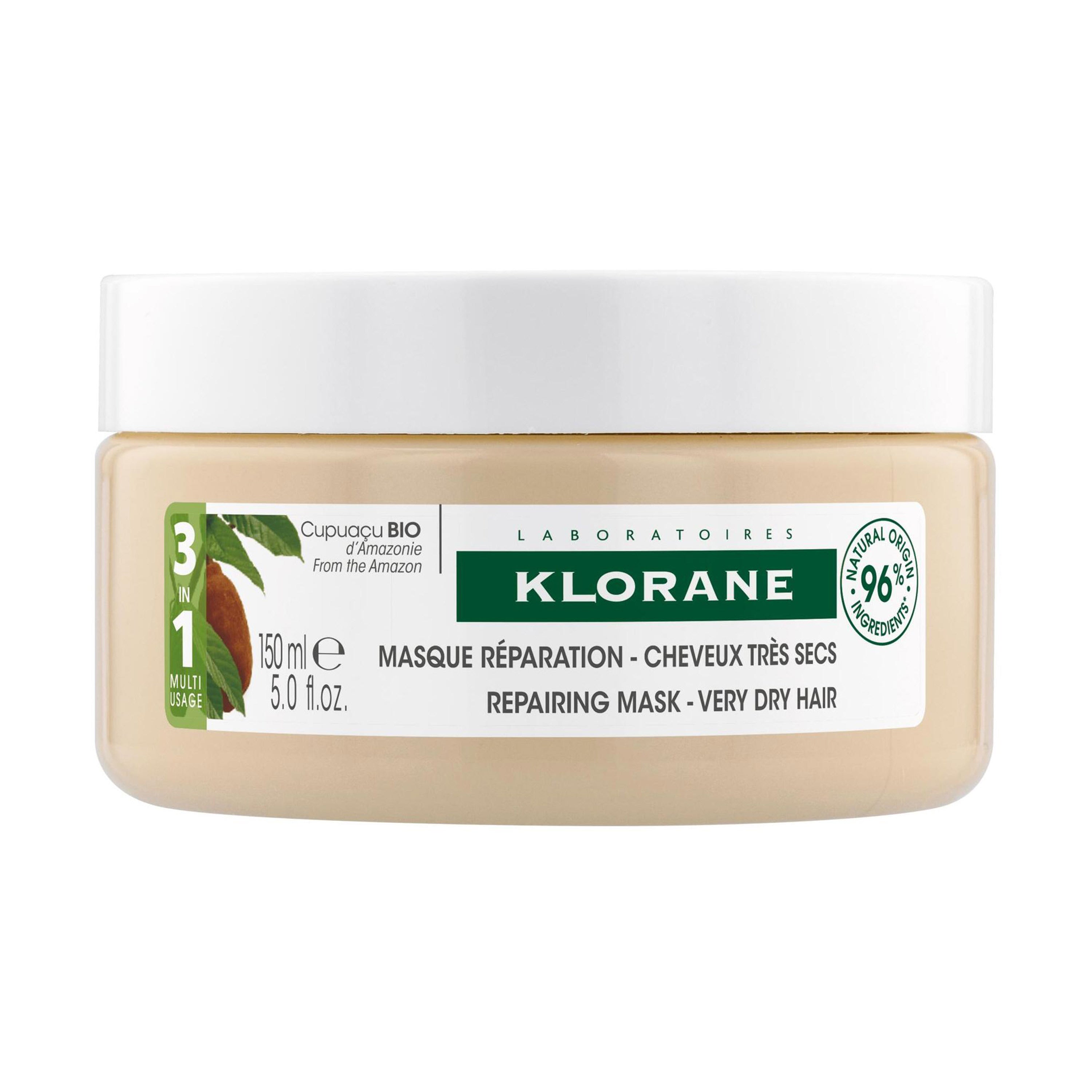 Klorane 3-in-1 Mask with Organic Cupuacu for Repairing for Very Dry Hair 150ml
