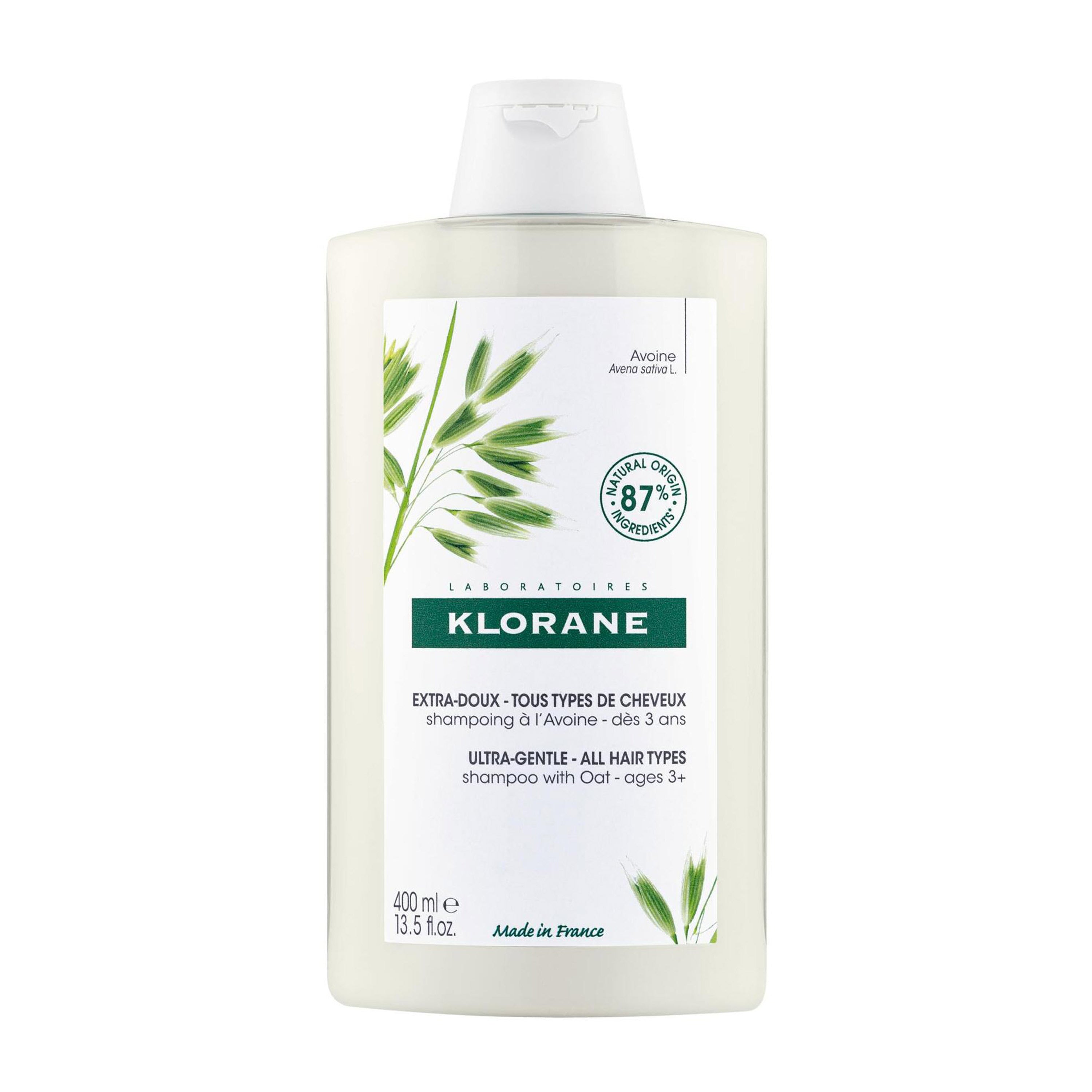 Klorane Ultra-Gentle Shampoo with Oat for All Hair Types 400ml
