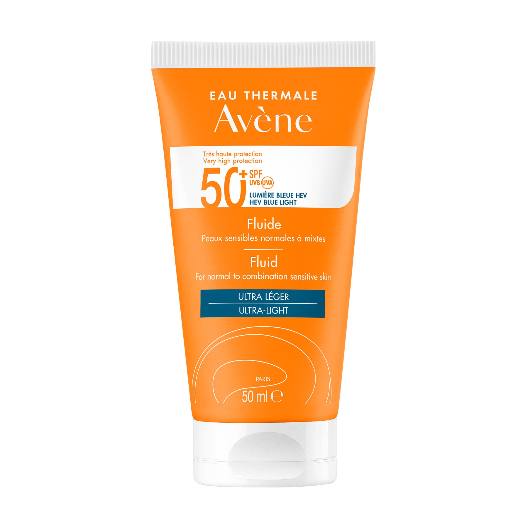 Avène Very High Protection Fluid for Sensitive Skin SPF50+ 50ml