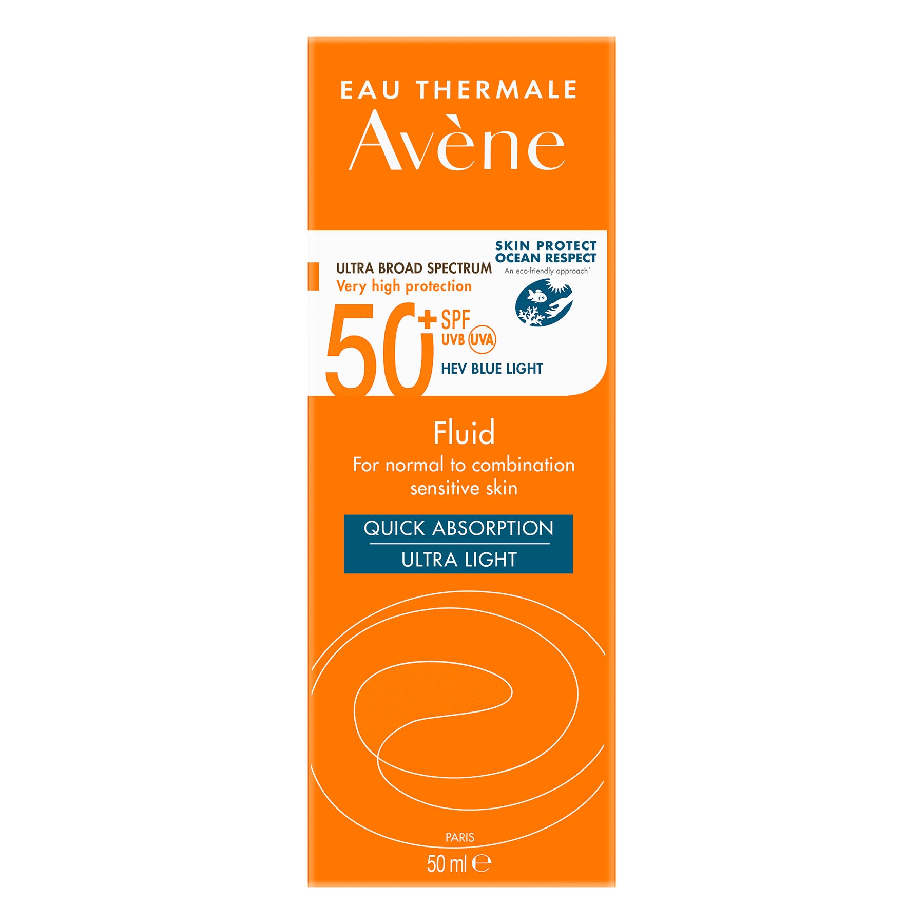 Avène Very High Protection Fluid for Sensitive Skin SPF50+ 50ml