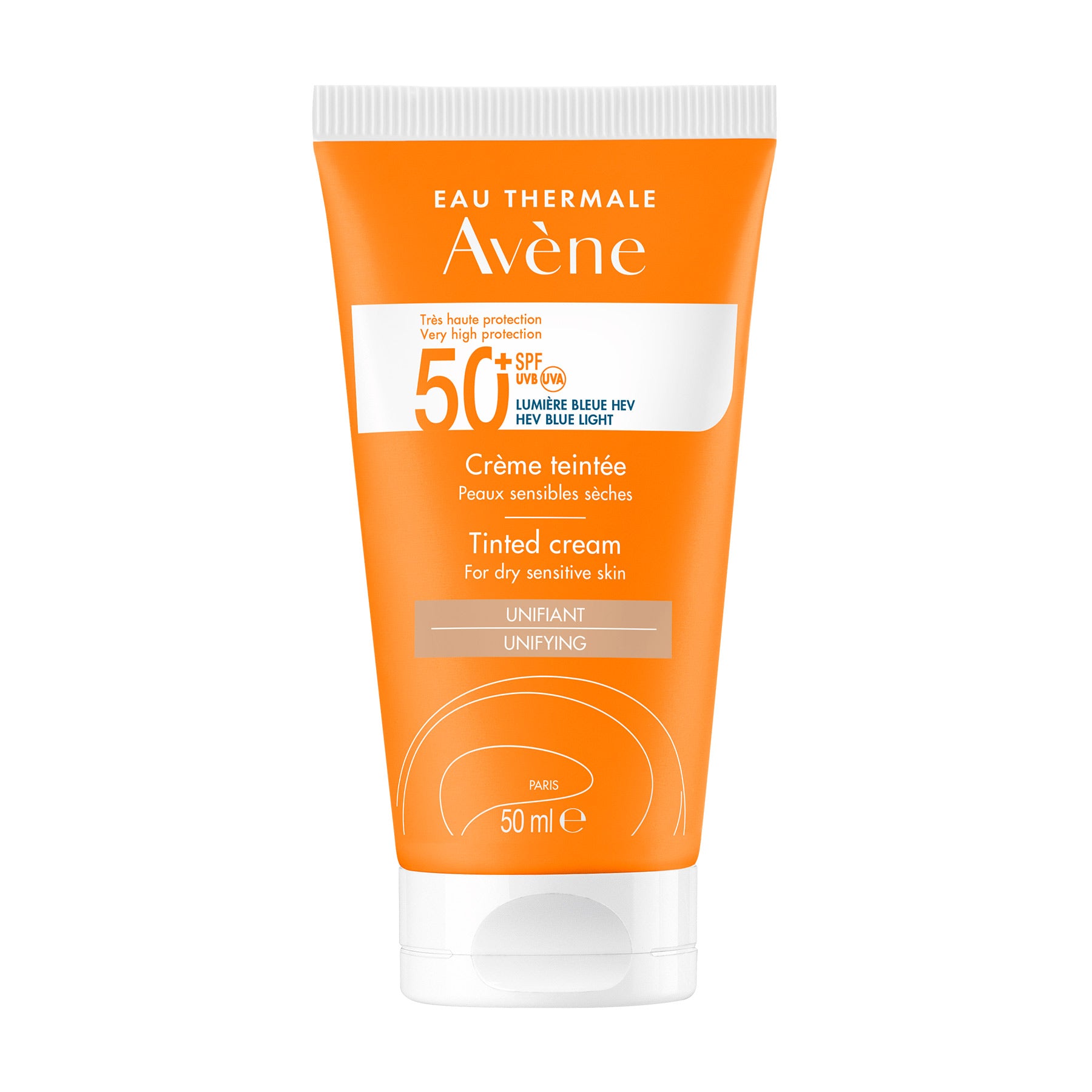 Avène Very High Protection Tinted Sun Cream SPF50+ for Dry Sensitive Skin 50ml