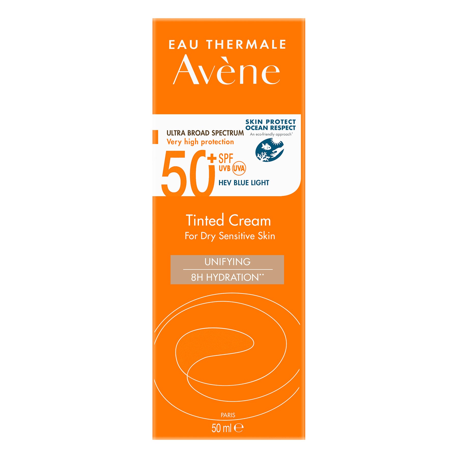 Avène Very High Protection Tinted Sun Cream SPF50+ for Dry Sensitive Skin 50ml