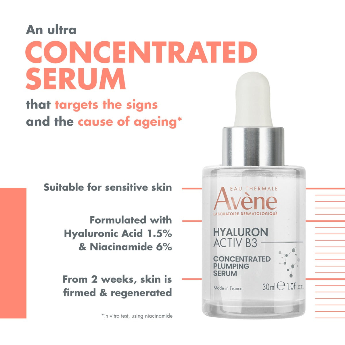 Avène Hyaluron Activ B3 Concentrated plumping serum 30ml