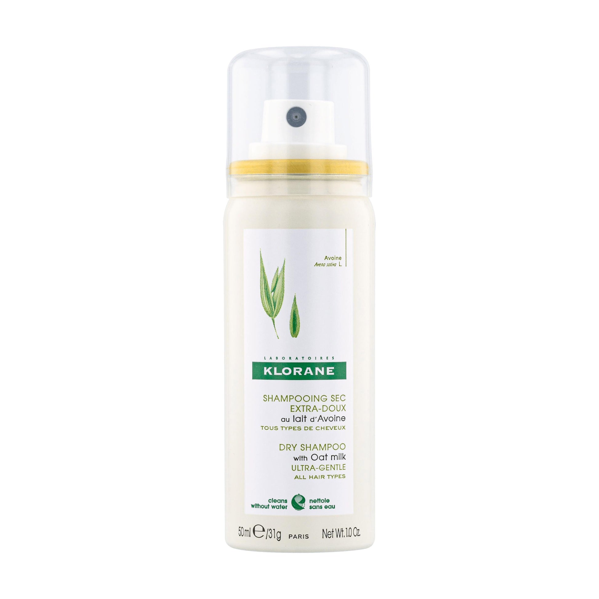 Klorane Extra-Gentle Dry Shampoo with Oat Milk for The Original for All Hair Types 50ml