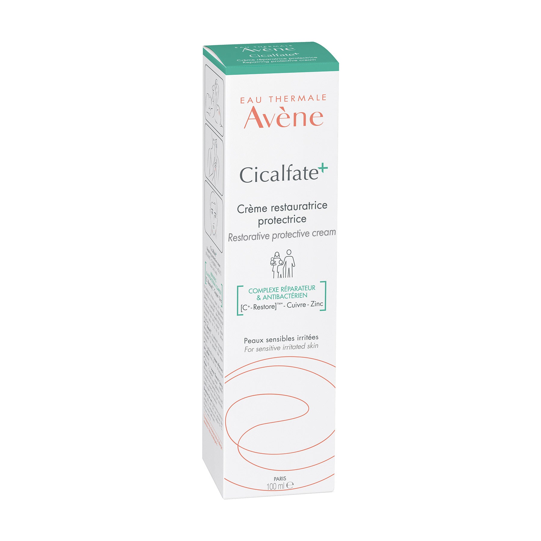Avène Cicalfate + Restorative Protective Cream for Very Sensitive Skin 100ml 