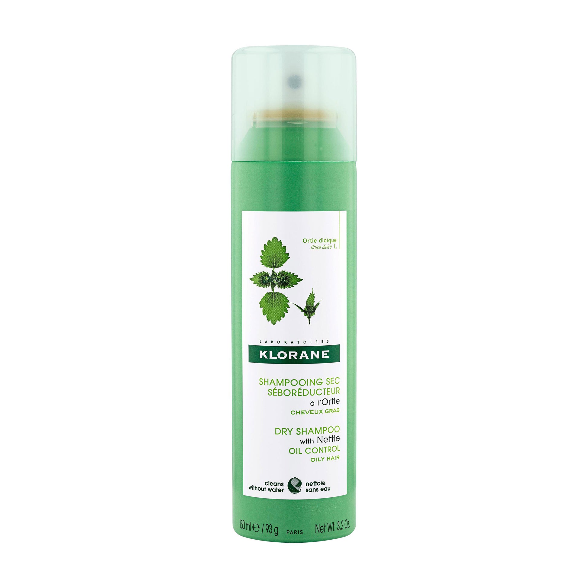 Klorane Oil Control Dry Shampoo with Nettle for The Original for Oily Hair 150ml