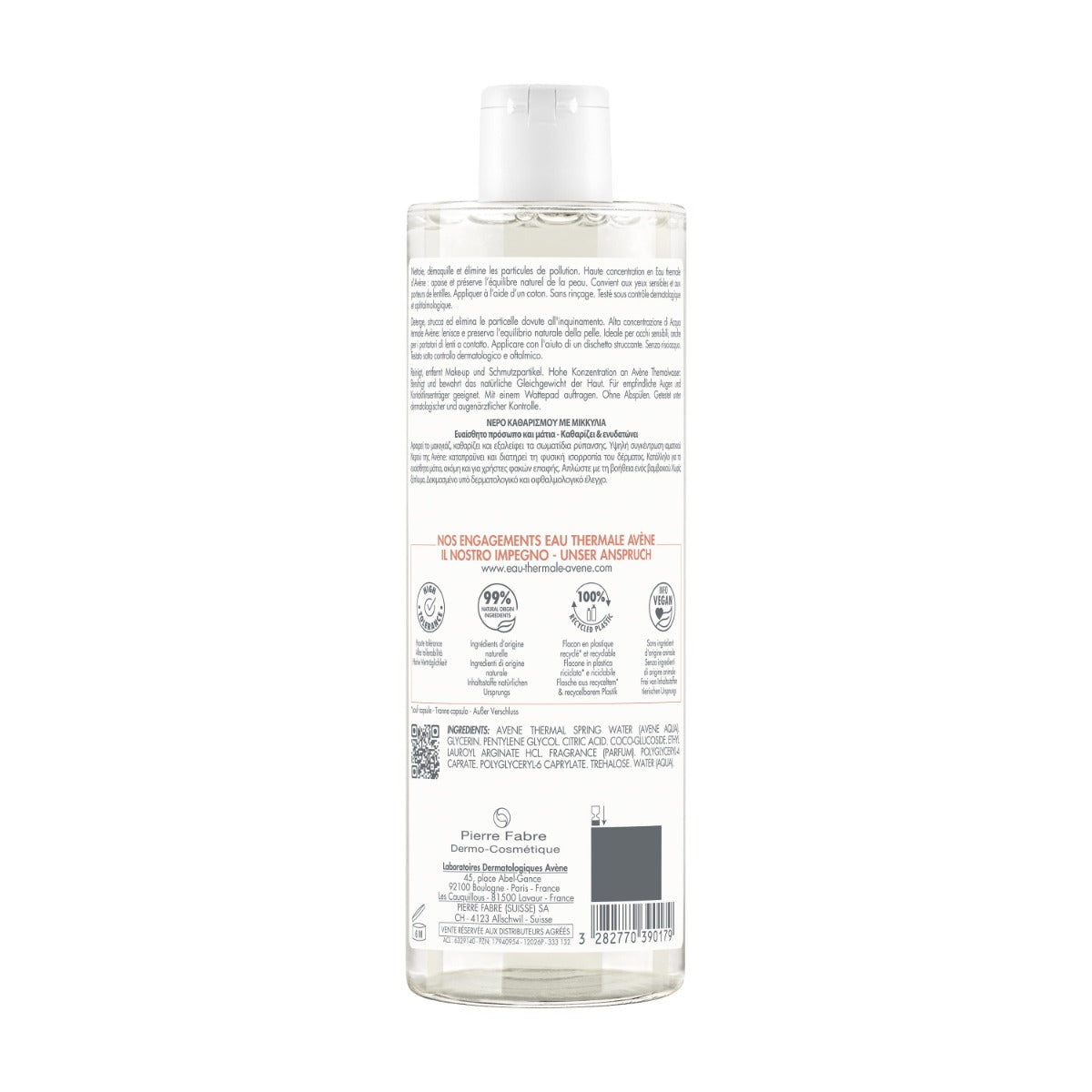 Avène Micellar Lotion Cleanser & Make-Up Remover for Sensitive Skin 400ml