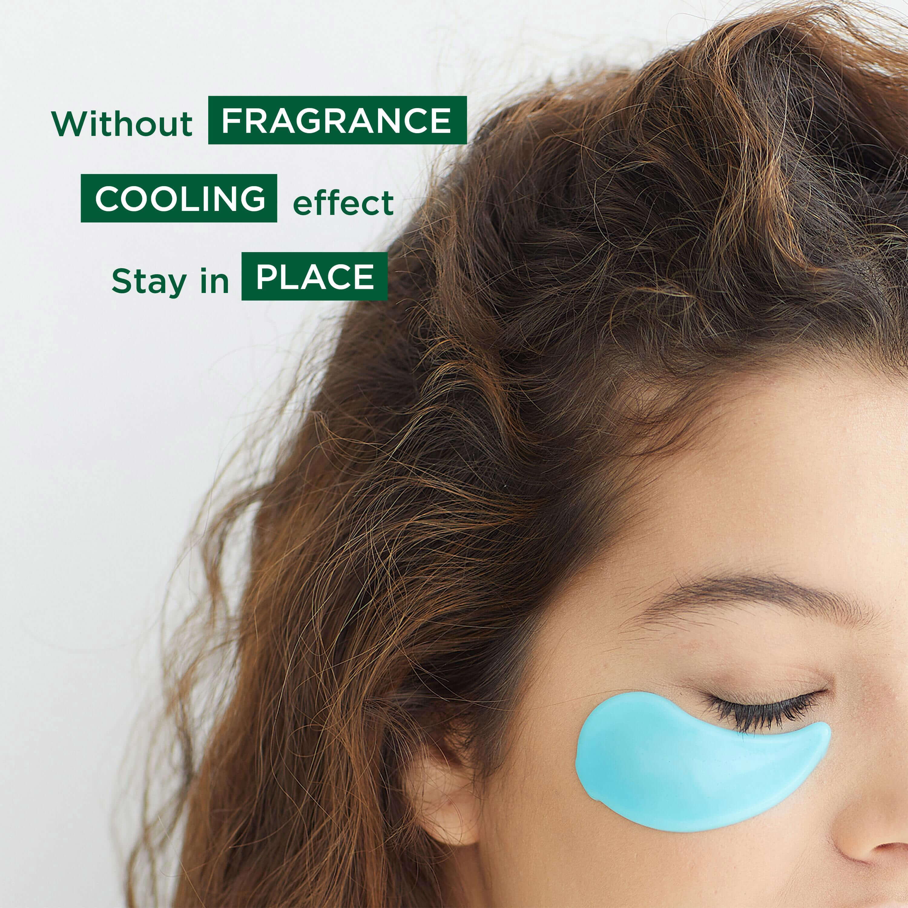 Klorane smoothing and soothing eye patches with Organic Cornflower