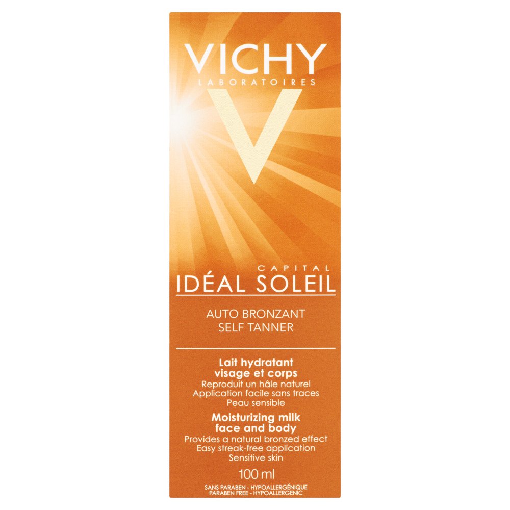 Vichy Ideal Soleil Hydra-Bronzing Self-Tanning Milk Face & Body 100ml