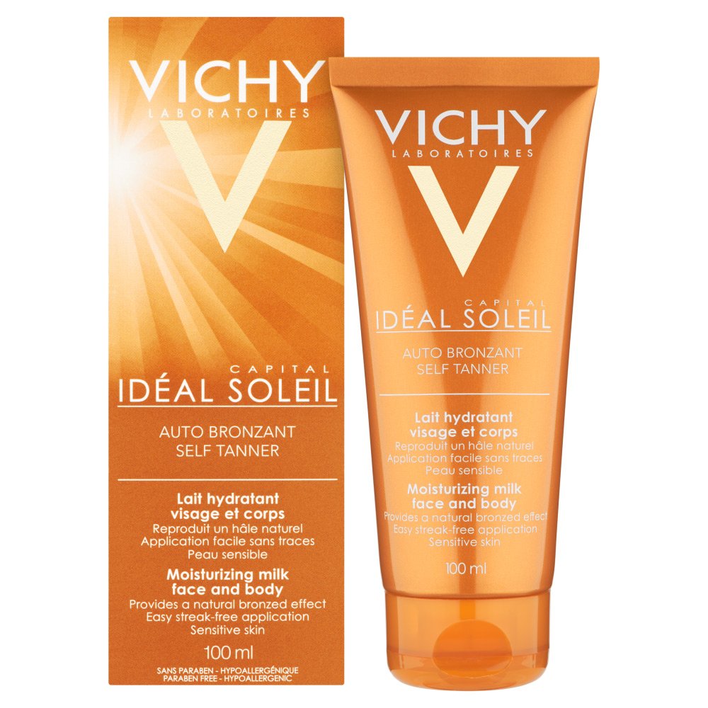 Vichy Ideal Soleil Hydra-Bronzing Self-Tanning Milk Face & Body 100ml