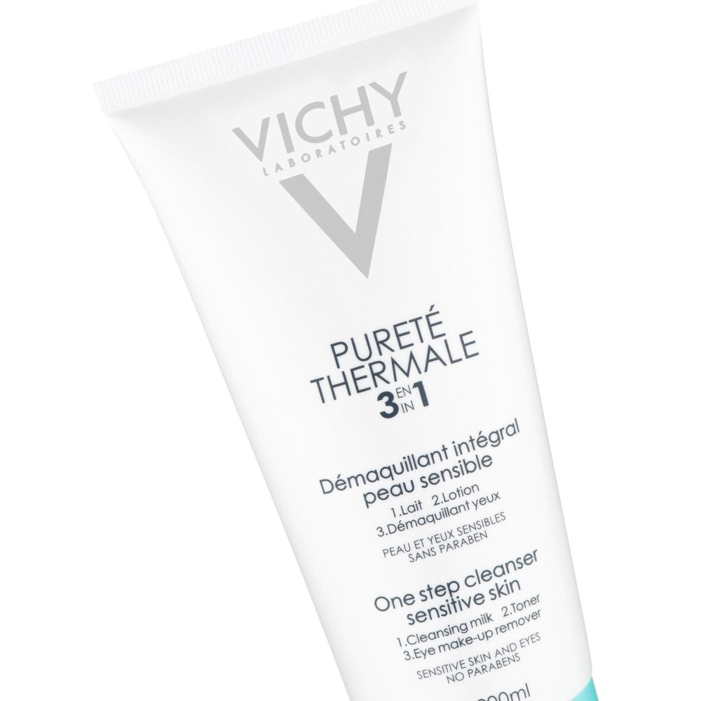 Vichy Purete Thermale 3 in 1 One Step Cleanser 200ml (NOW WITH GLYCERINE)