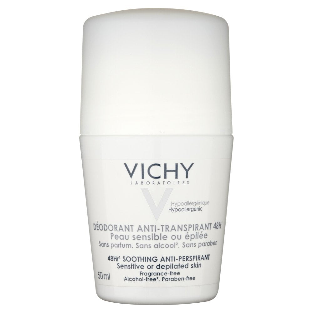 Vichy Deodorant 48 Hour Sensitive Skin Anti-Perspirant Roll On 50ml