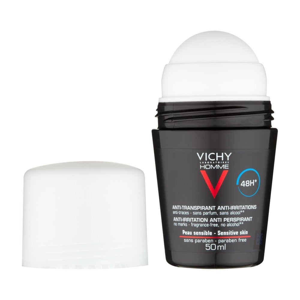 Vichy Homme Deodorant for Sensitive Skin Roll-On 50ml
