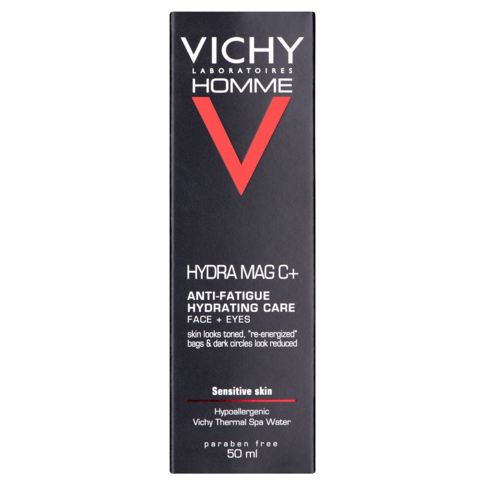 Vichy Homme Hydra Mag C+ Anti-Fatigue Hydrating Care Face + Eyes 50ml