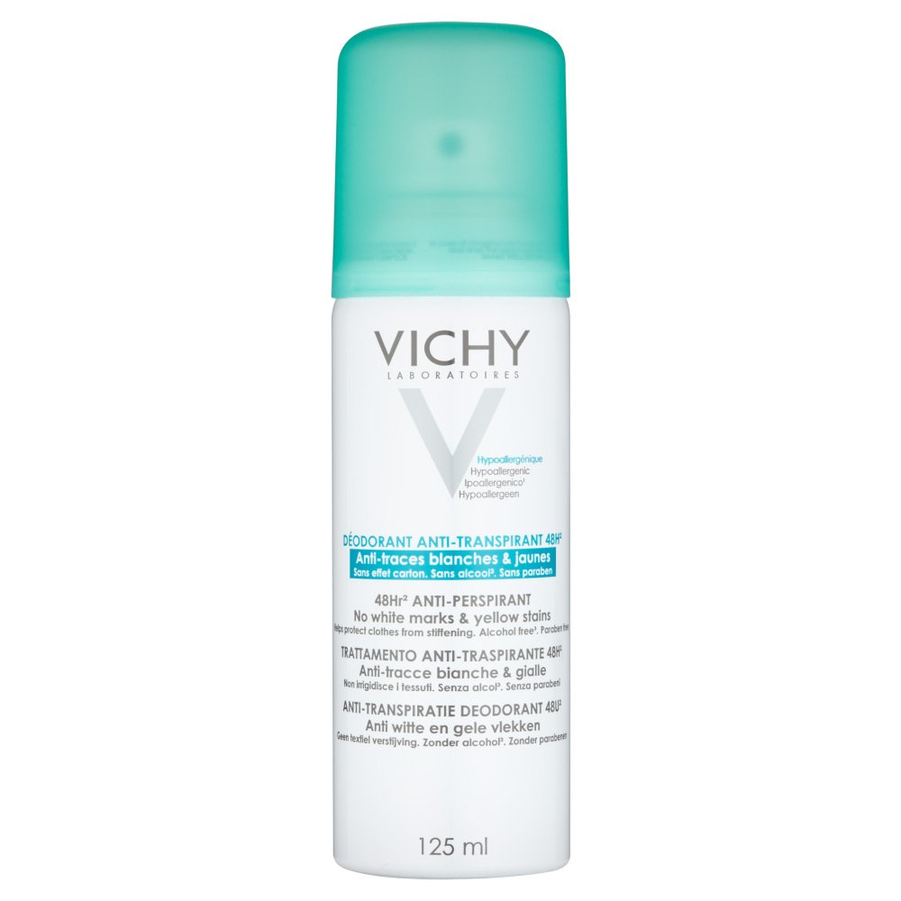 Vichy Deodorant 48Hour Aerosol 'No Marks' Anti-Perspirant 125ml