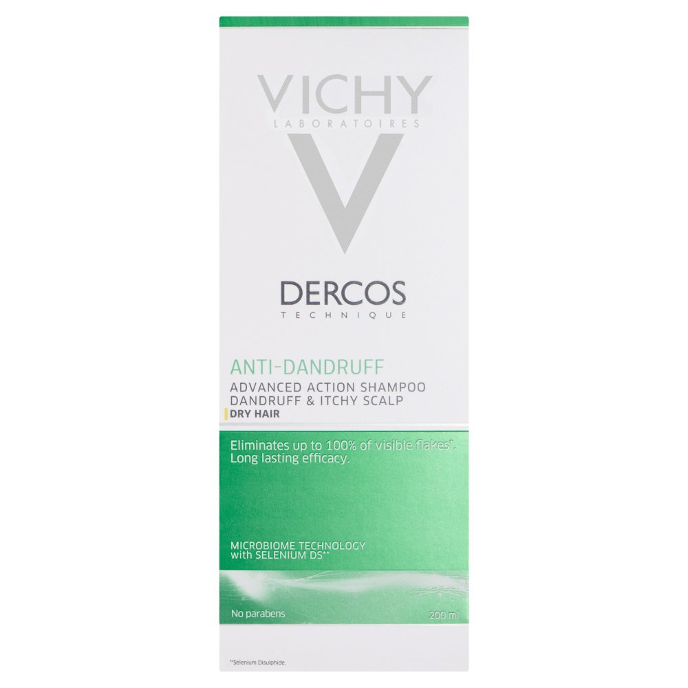 Vichy Dercos Anti-Dandruff - Dry Hair Shampoo 200ml