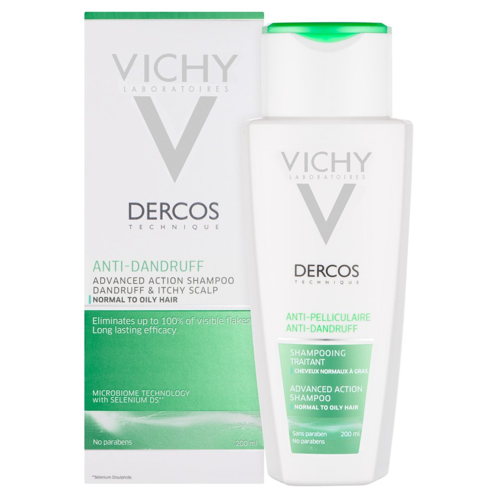 Vichy Dercos Anti-Dandruff - Normal to Oily Hair Shampoo 200ml
