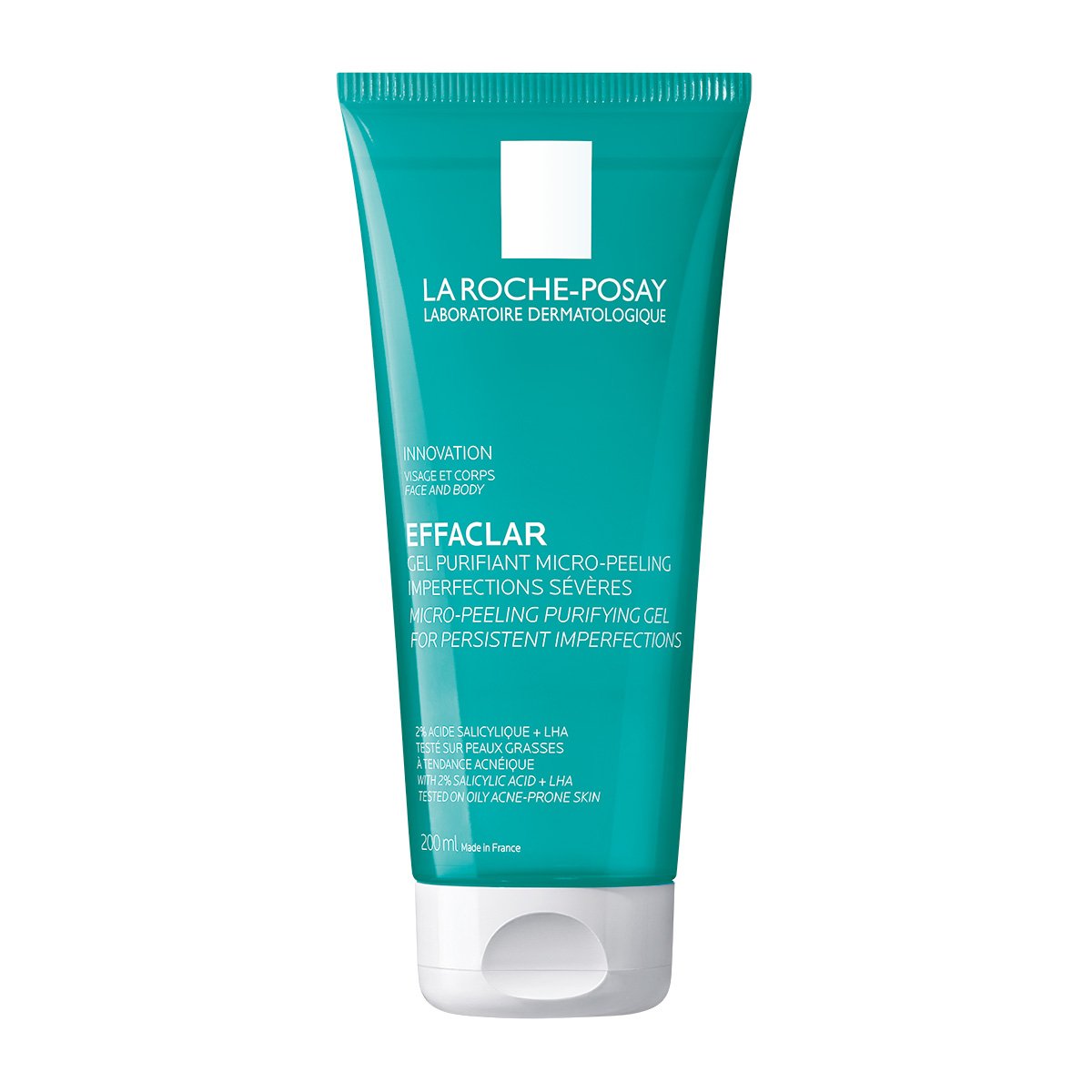 La Roche-Posay Effaclar Micro-Peeling Purifying Gel Wash Face and Body 200ml