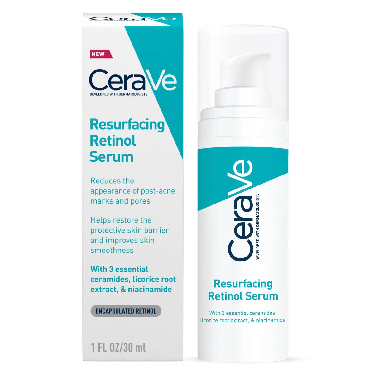 CeraVe Resurfacing Retinol Serum for Blemish-Prone Skin 30ml