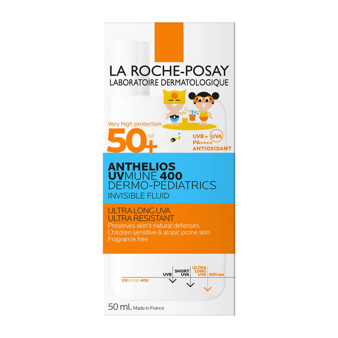 La Roche-Posay Anthelios UVMUNE 400 Dermo-Paediatrics Ultra-light Invisible Fluid SPF50 50ml