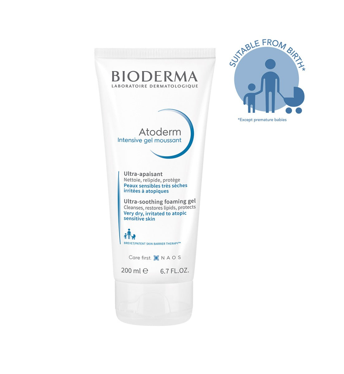Bioderma Atoderm Intensive Gel Moussant  (Tube) 200ml