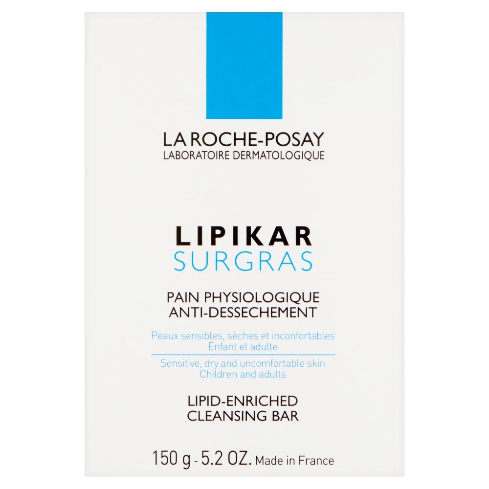 La Roche-Posay Lipikar Surgras Lipid-Enriched Cleansing Bar 150g