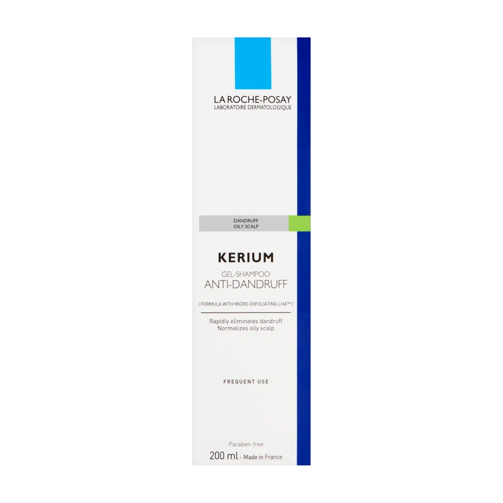 La Roche-Posay Kerium Anti-Dandruff Gel Shampoo for Oily Scalp 200ml
