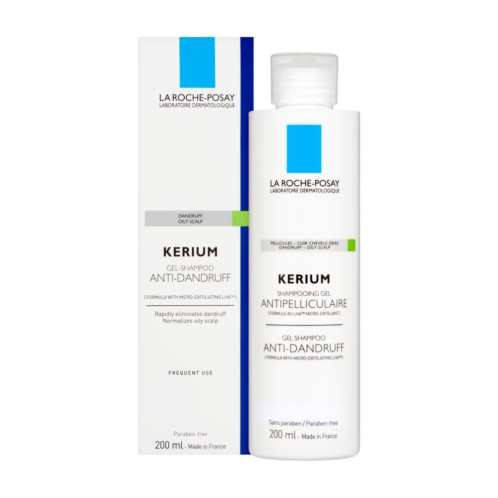 La Roche-Posay Kerium Anti-Dandruff Gel Shampoo for Oily Scalp 200ml
