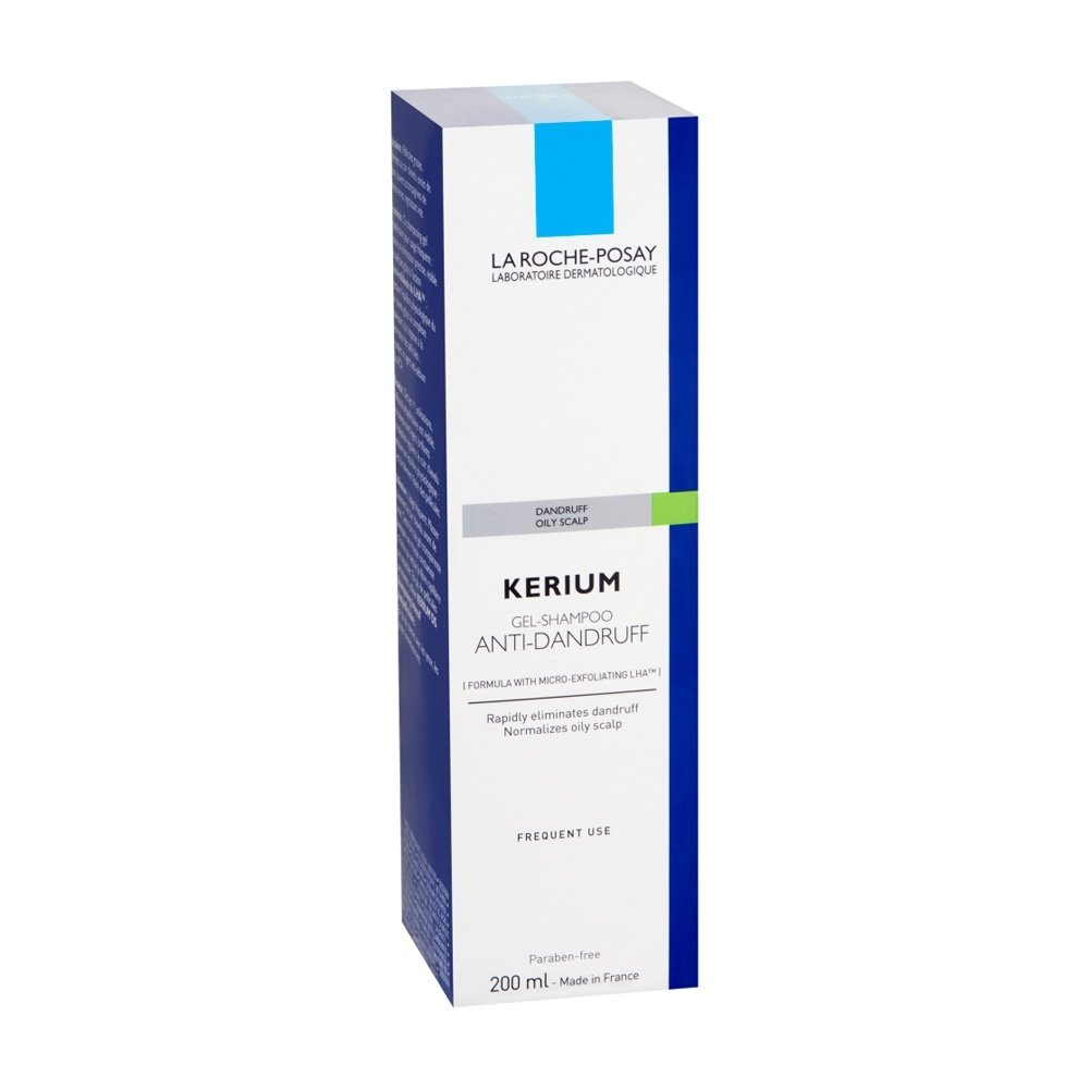 La Roche-Posay Kerium Anti-Dandruff Gel Shampoo for Oily Scalp 200ml