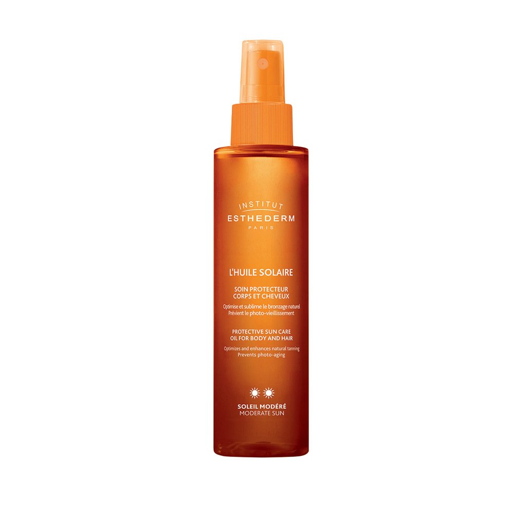 Institut Esthederm Sun Care Oil Body And Hair Care Moderate Sun