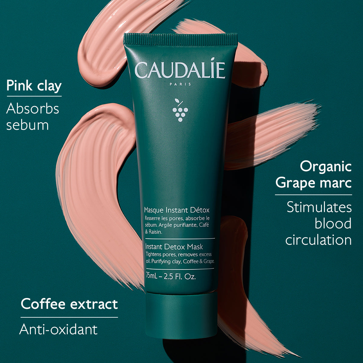 Caudalie Instant Detox Mask 75ml
