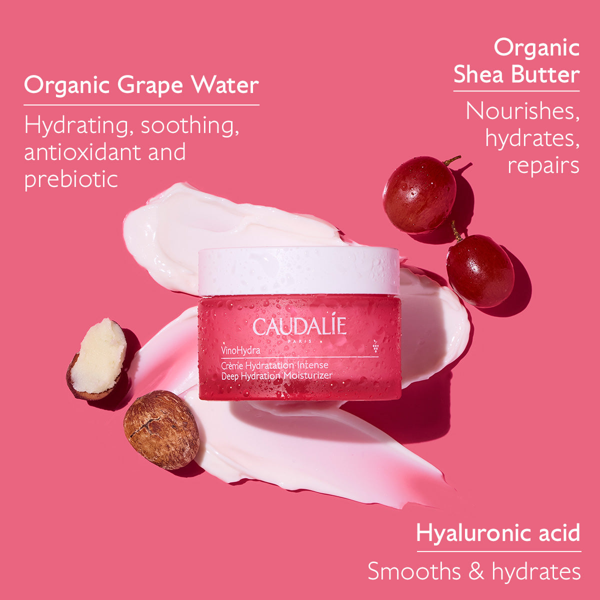 Caudalie VinoHydra Deep Hydration Moisturizer 50ml (pot)