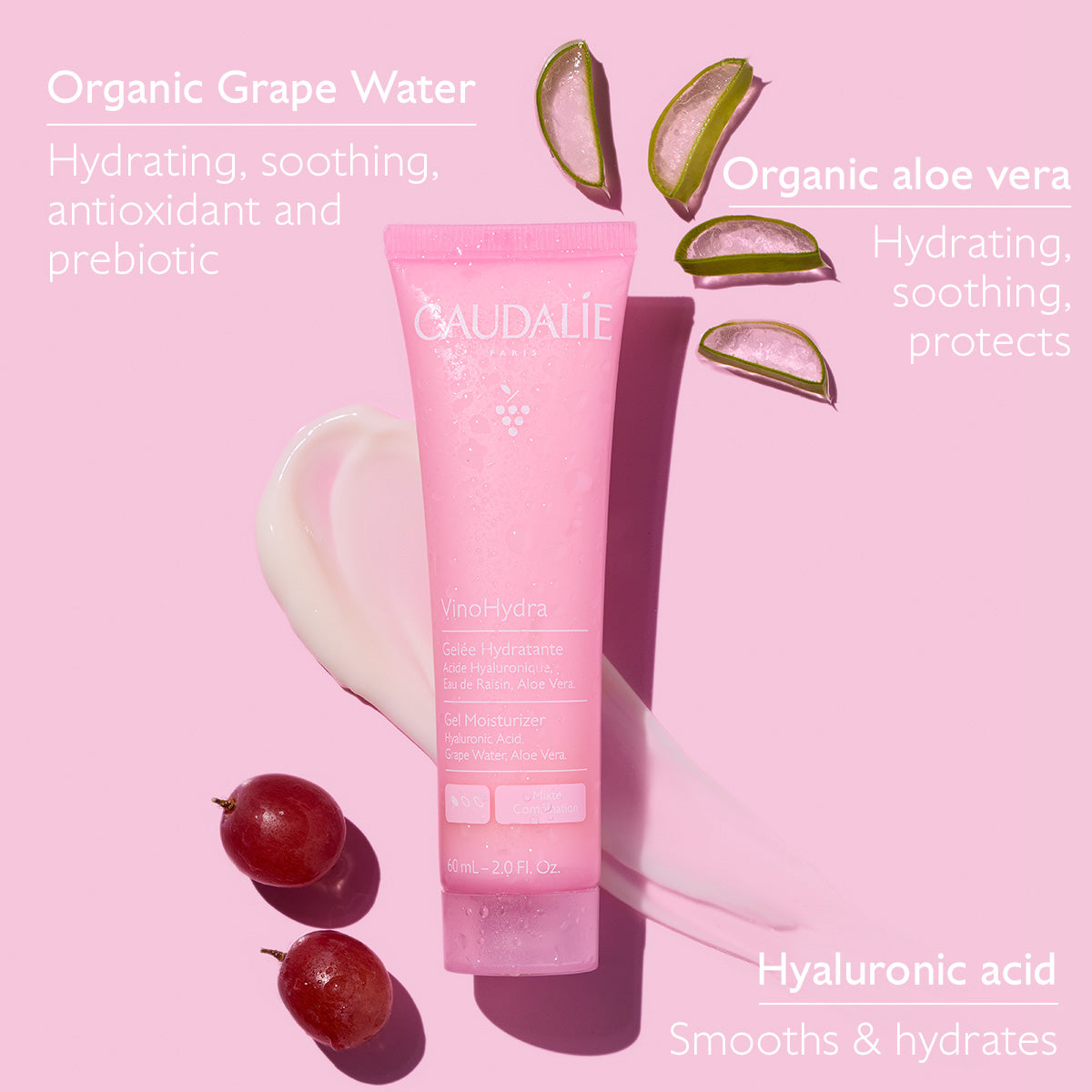 Caudalie VinoHydra Gel Moisturizer 60ml