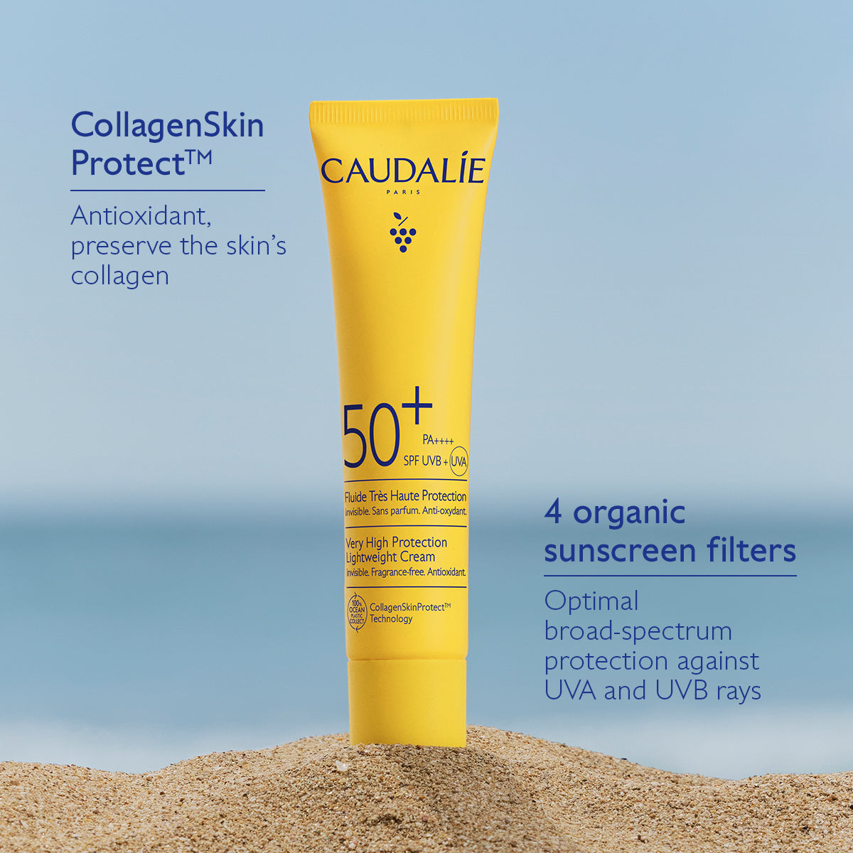 Caudalie Very High Protection Lightweight Cream SPF50+ 40ml
