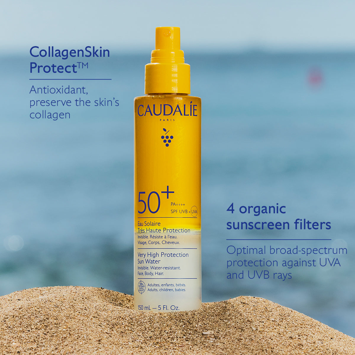 Caudalie Very High Protection Sun Water SPF 50+ - 150ml