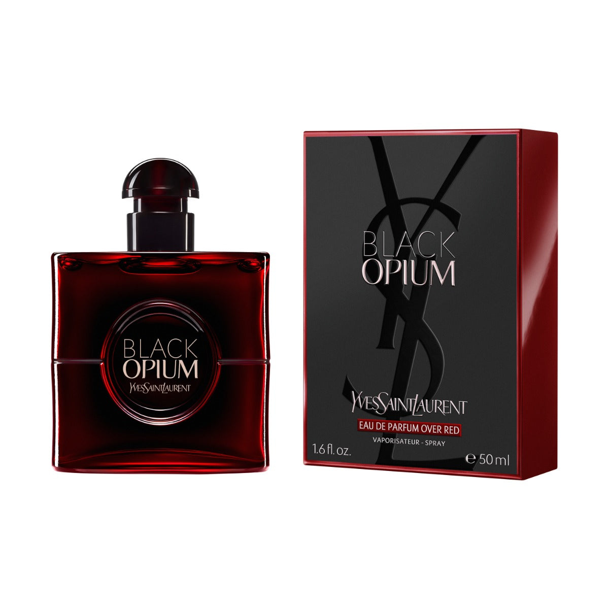 Yves Saint Laurent Black Opium Eau De Parfum Over Red 50ml