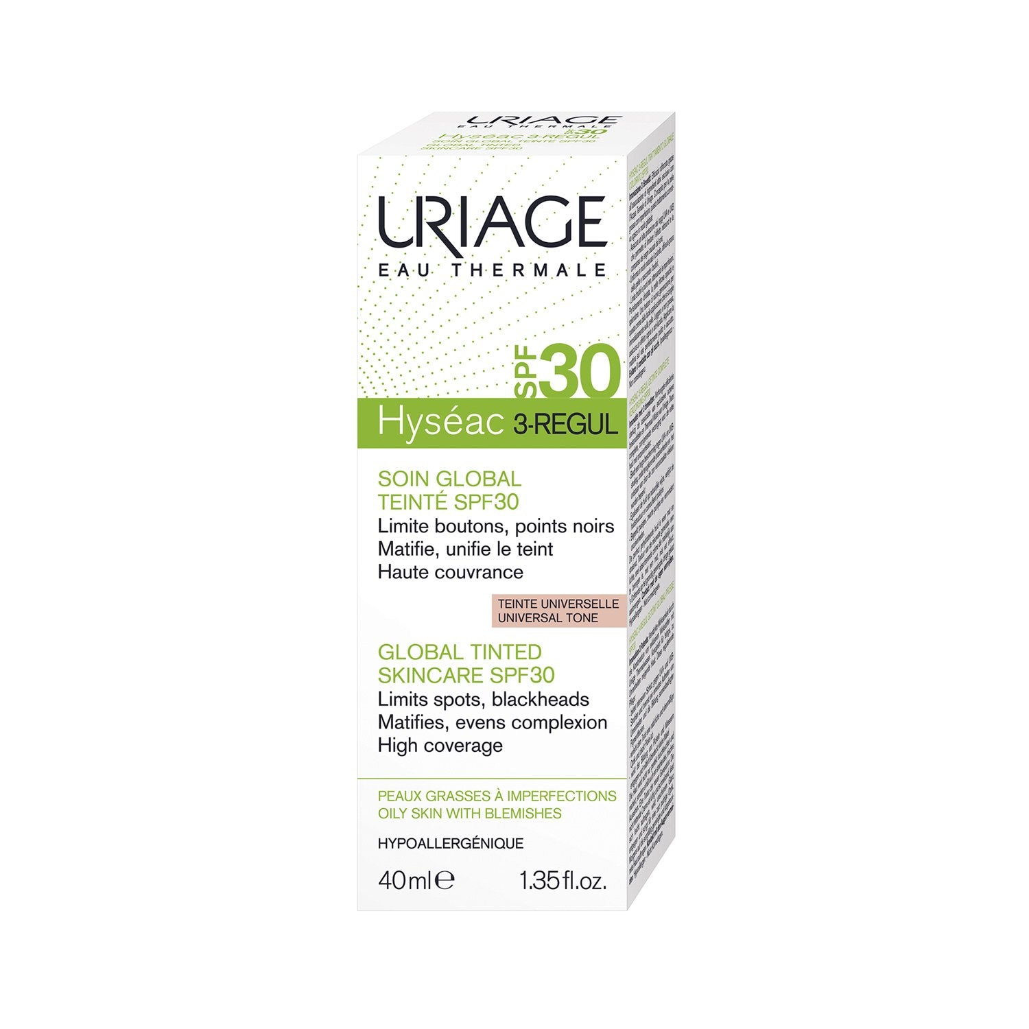 Uriage Hyséac 3-Régul Global Tinted Skincare SPF30 40ml