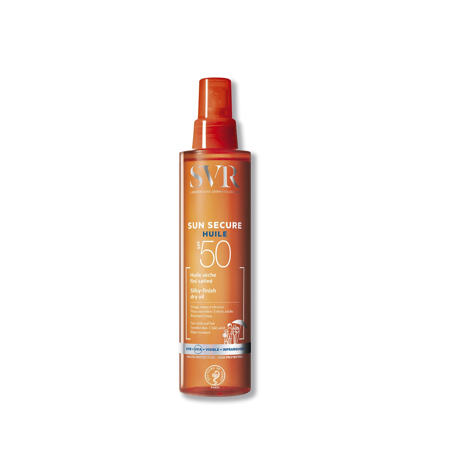 SVR Sun Secure Huile Seche SPF50 Face, Body & Hair