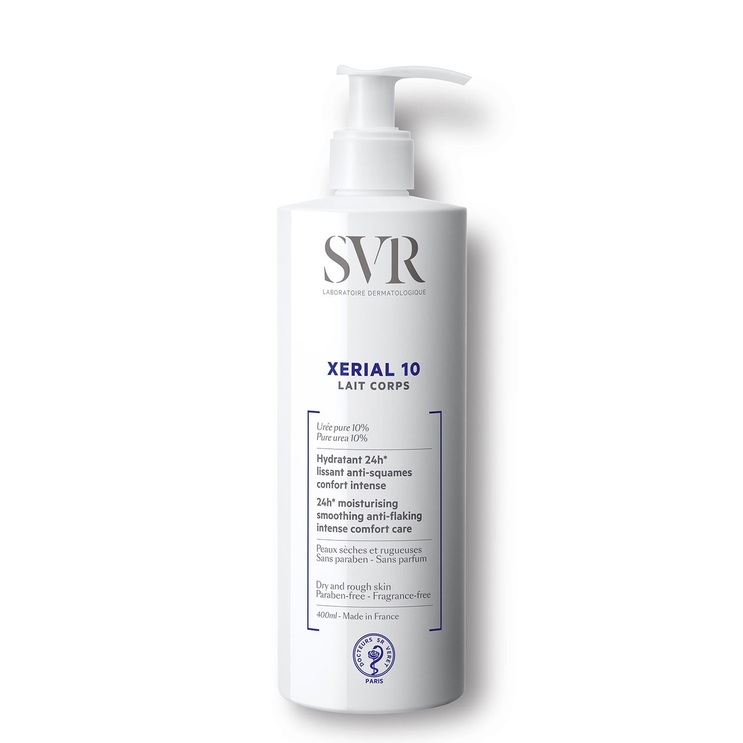 SVR Xerial 10 Lait Corps Moisturising Smoothing Anti-Flaking Body Milk 400ml